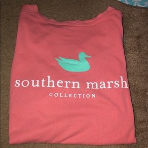 Coral Southern Marsh T-shirt